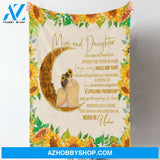 Mom And Daughter, A Lifelong Friendship - Personalized Blanket - Gift For Mom, Gift For Daughter