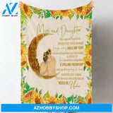 Mom And Daughter, A Lifelong Friendship - Personalized Blanket - Gift For Mom, Gift For Daughter