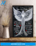 Mom Canvas In Loving Memory Of Mom Angel Black Canvas Wall Art Full Size