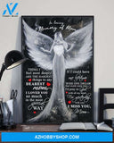 Mom Canvas In Loving Memory Of Mom Angel Black Canvas Wall Art Full Size