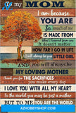 Mom Canvas To My Mom I Am Because You Are Daughter Vintage Tree Life Canvas Wall Art Full Size