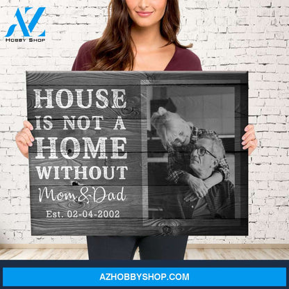 Mom & Dad Home Premium Canvas
