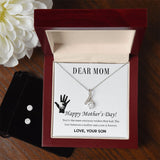 The Love Between a Mother and Son Alluring Beauty Necklace Earring Set