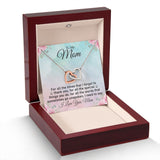 Mom  Interlocking Hearts Necklace