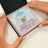 Mom  Interlocking Hearts Necklace