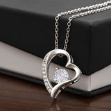 Mom My Anchor Forever Love Heart Necklace