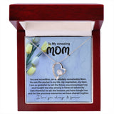 Mom My Anchor Forever Love Heart Necklace