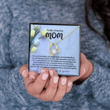 Mom My Anchor Forever Love Heart Necklace