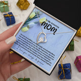Mom My Anchor Forever Love Heart Necklace