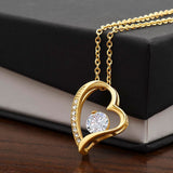 Mom My Anchor Forever Love Heart Necklace