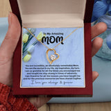 Mom My Anchor Forever Love Heart Necklace