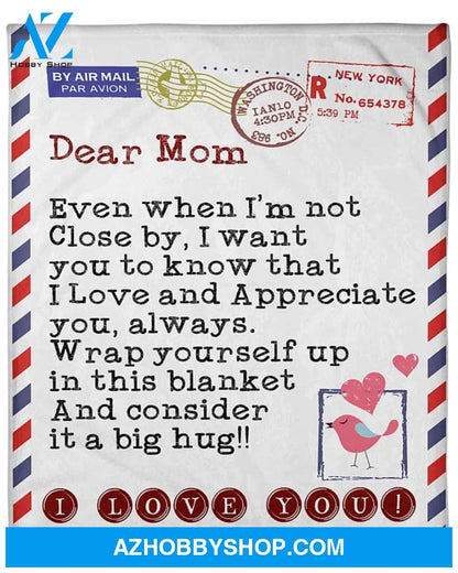 Mom Premium Fleece Blanket