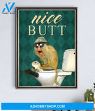 Monkey Nice Butt Canvas And Poster, Wall Decor Visual Art