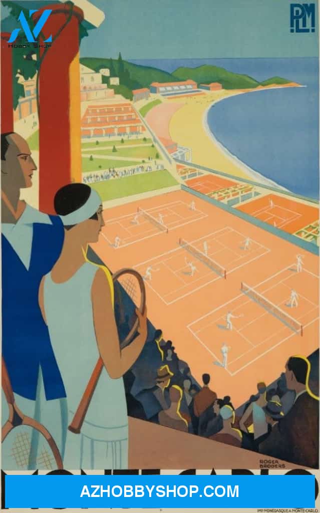 Monte - Carlo Monaco C. 1930 - Vintage Poster