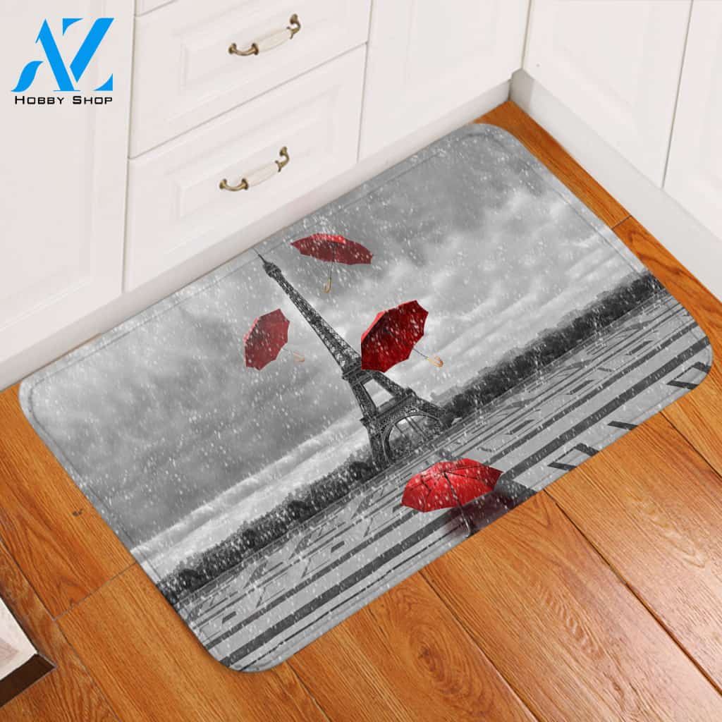 Moody Eiffel Door Mat