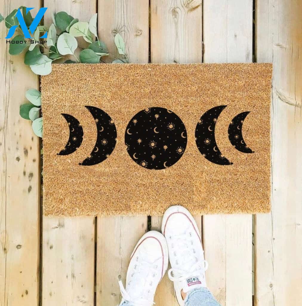 Moon Phases Zodiac Doormat Welcome Mat House Warming Gift Home Decor Funny Doormat Gift Idea