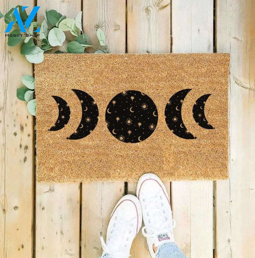 Moon Phases Zodiac Doormat 