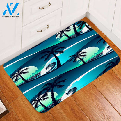 Moonrise Palm Beach Door Mat