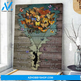 Moosfy Memorial Canvas - Butterfly To My Dear Angel In Heaven