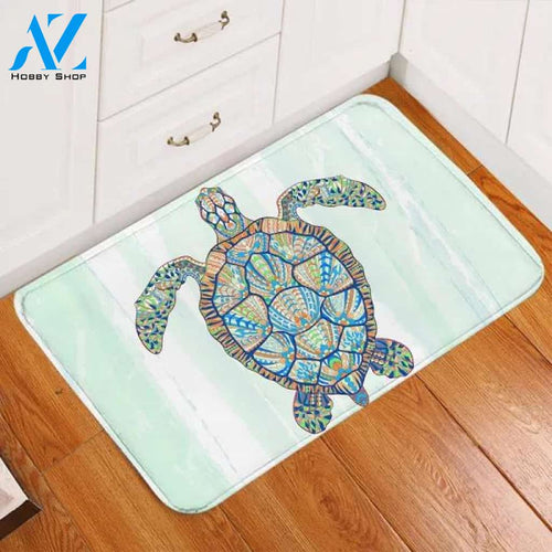 Mosaic Turtle Door Mat