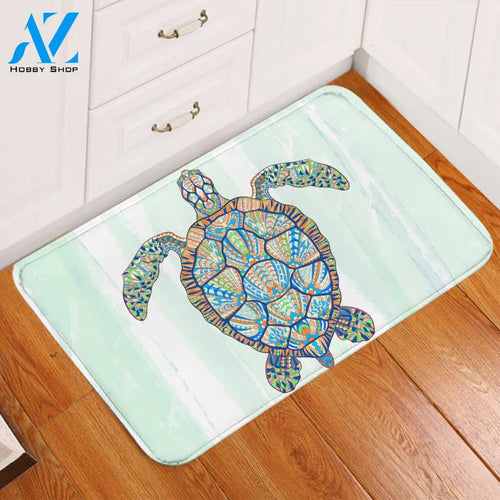 Mosaic Turtle Door Mat