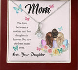 Mother And Daughter Love Is Forever Alluring Beauty Necklace Earring Set