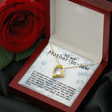 Mother In Law Blessing  Forever Love Heart Necklace
