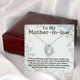 Mother In Law Kindness Forever Love Heart Necklace