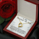 Mother In Law Kindness Forever Love Heart Necklace