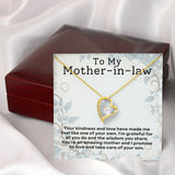 Mother In Law Kindness Forever Love Heart Necklace