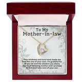 Mother In Law Kindness Forever Love Heart Necklace