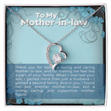 Mother In Law Thank You Forever Love Heart Necklace