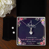 Mother Laugh Dream Love Alluring Beauty Necklace Earring Set