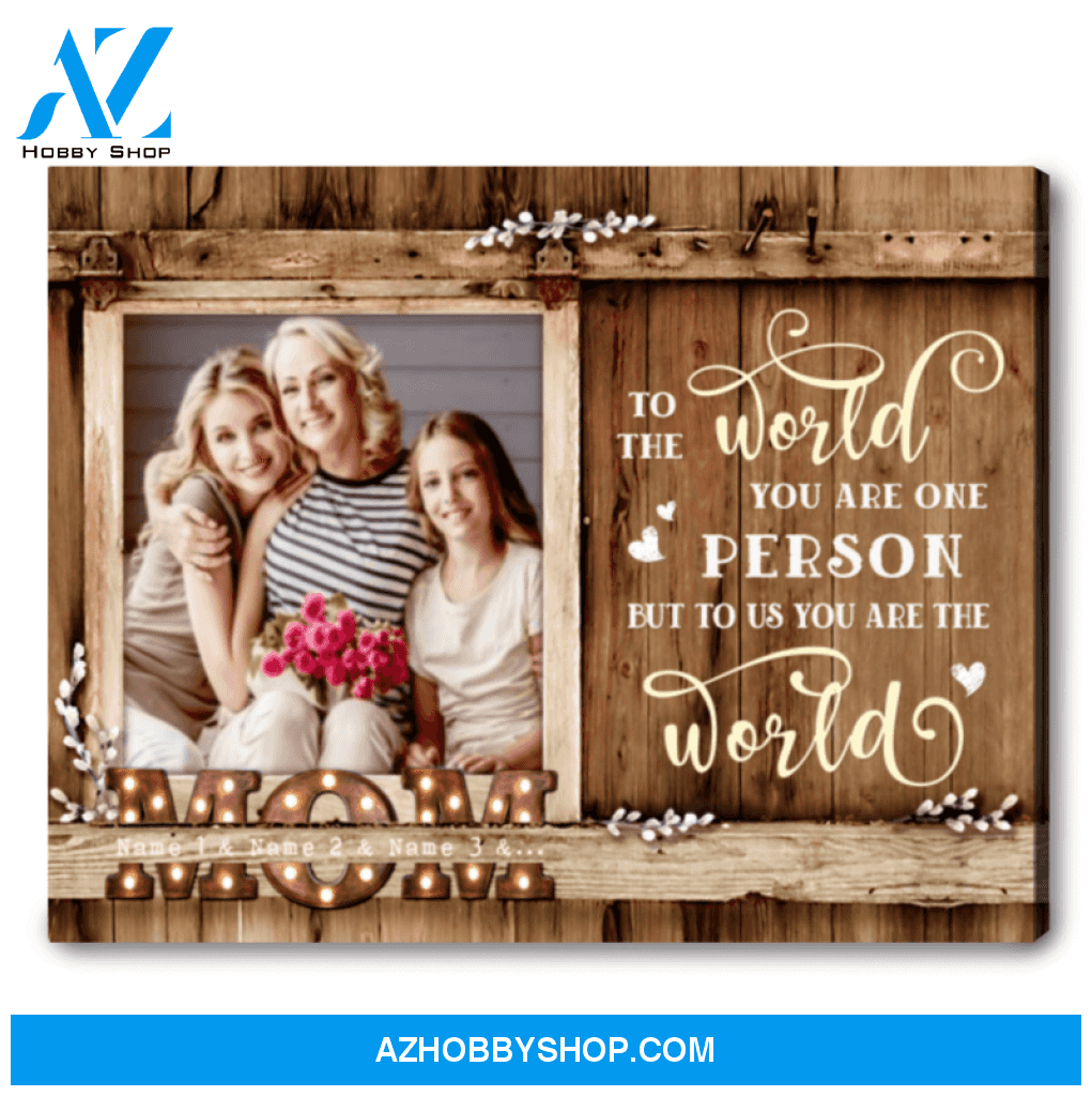 Mother Personalized Message Canvas Gift for Mom Mother’s Day Gift Ohcanvas