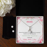 Mother's Day Anchored In Faith Alluring Beauty Necklace Earring Set