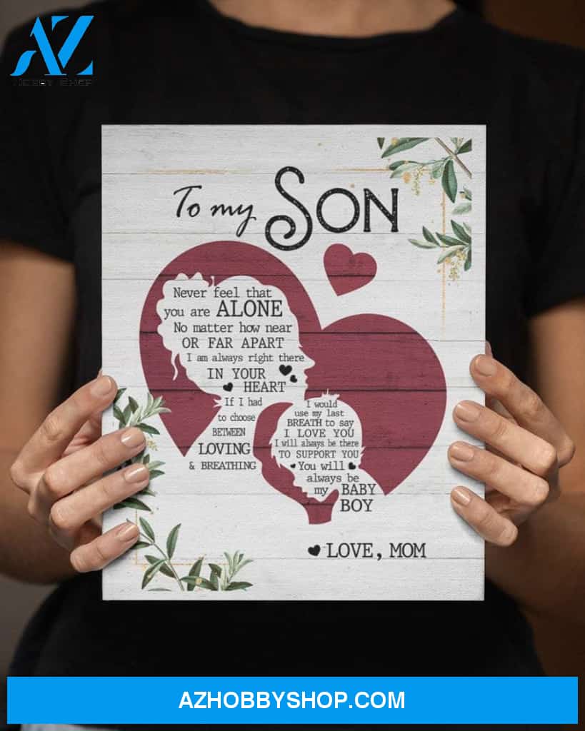 Mother You always be my baby boy - Matte Canvas (1.25") - Gift for family