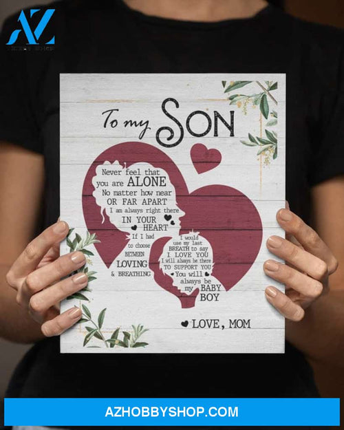 Mother You always be my baby boy - Matte Canvas (1.25") - Gift for family
