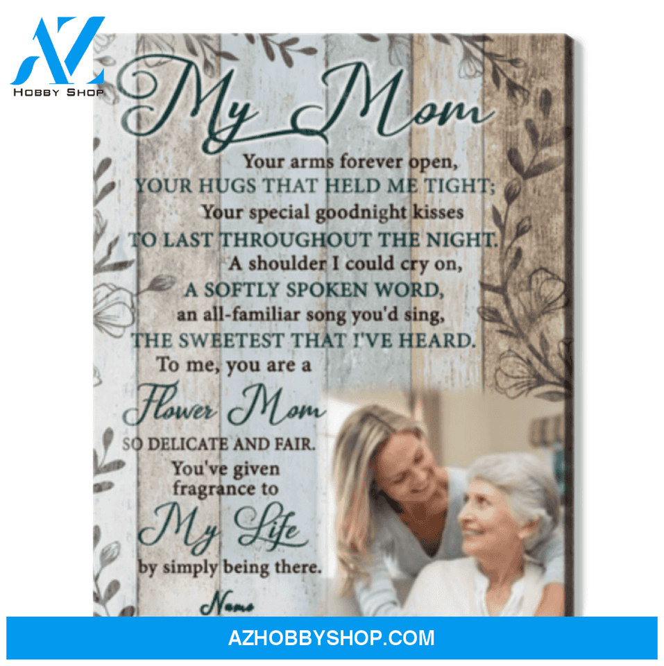 Mother's Day Gift Idea Custom Canvas Wall Art Your Arms Forever Open Ohcanvas