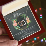 Mothers Day Interlocking Hearts Necklace