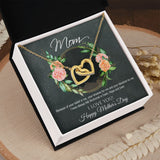 Mothers Day Interlocking Hearts Necklace