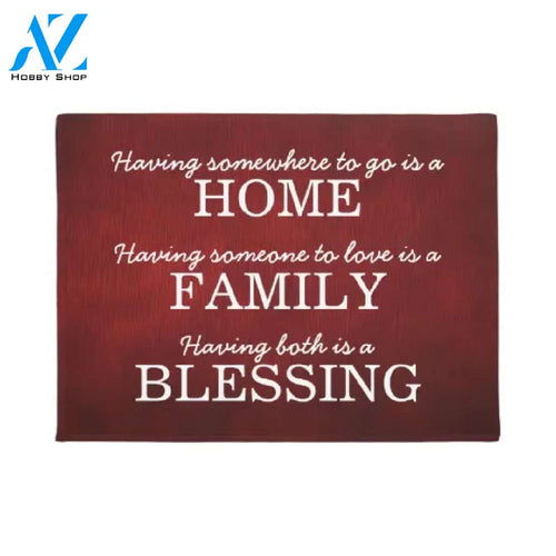 Motivational Family Quote Doormat Indoor And Outdoor Doormat Warm House Gift Welcome Mat Gift For Friend Family