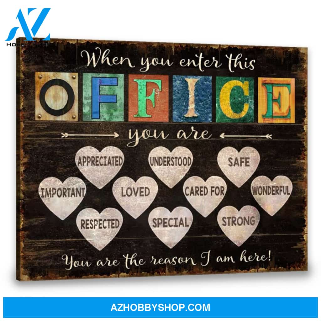 Motivational Office Wall Art Beautiful Office Wall Decor Canvas Print