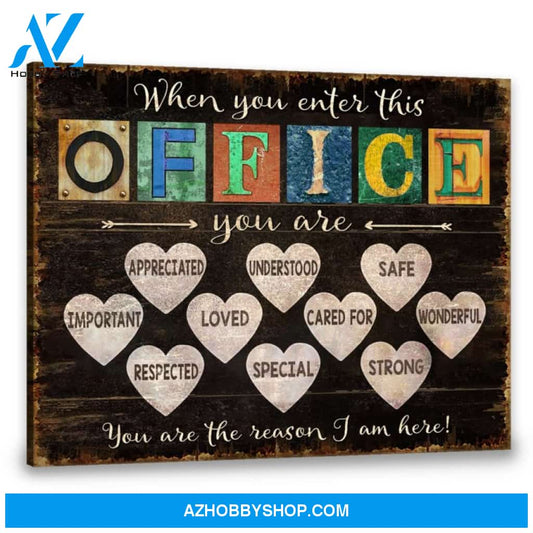 Motivational Office Wall Art Beautiful Office Wall Decor Canvas Print