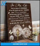 Butterfly Canvas Wall Art - Motivational Quotes Canvas - Stunning Butterfly And Dandelion Canvas In My Life Wall Art Decor