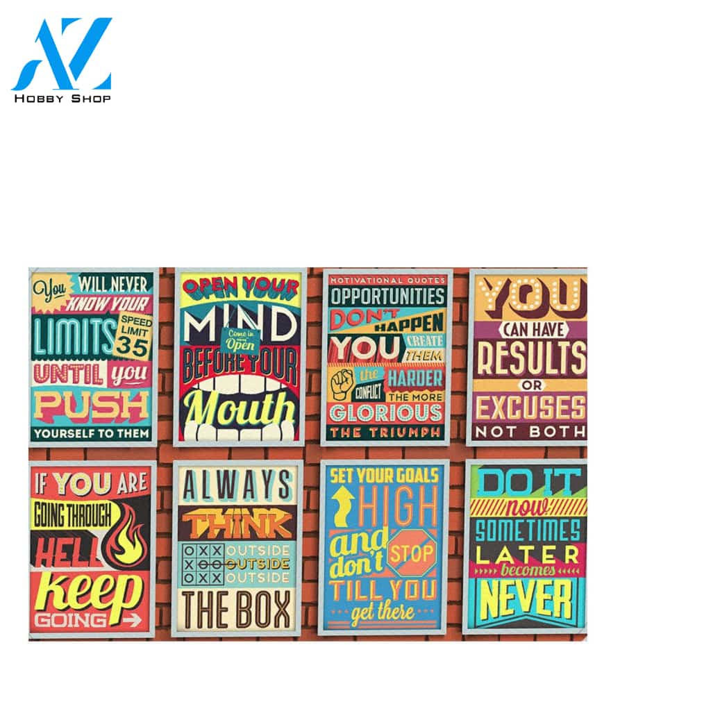 Motivational Quotes Doormat Welcome Mat House Warming Gift Home Decor Funny Doormat Gift Idea