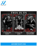 Motorcycle Poster This Is Us A Little Bit Crazy A Litle Bit Loud A Whole Lot Of Love Wall Decor