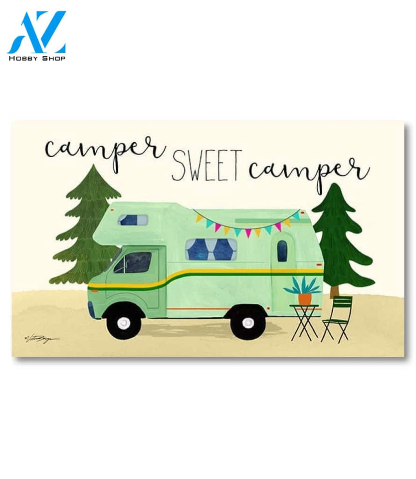 Motorhome RV Camper Sweet Camper Doormat - 18" x 30"