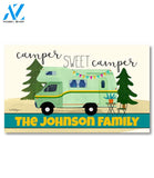 Motorhome RV Camper Sweet Camper Personalized Doormat - 18" x 30"