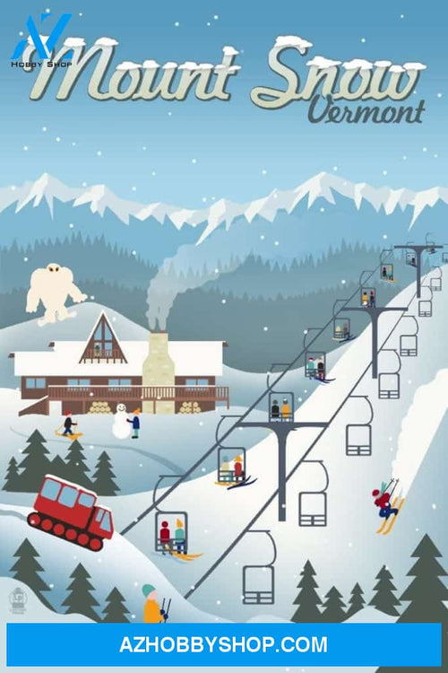 Mount Snow Vermont - Retro Ski Resort