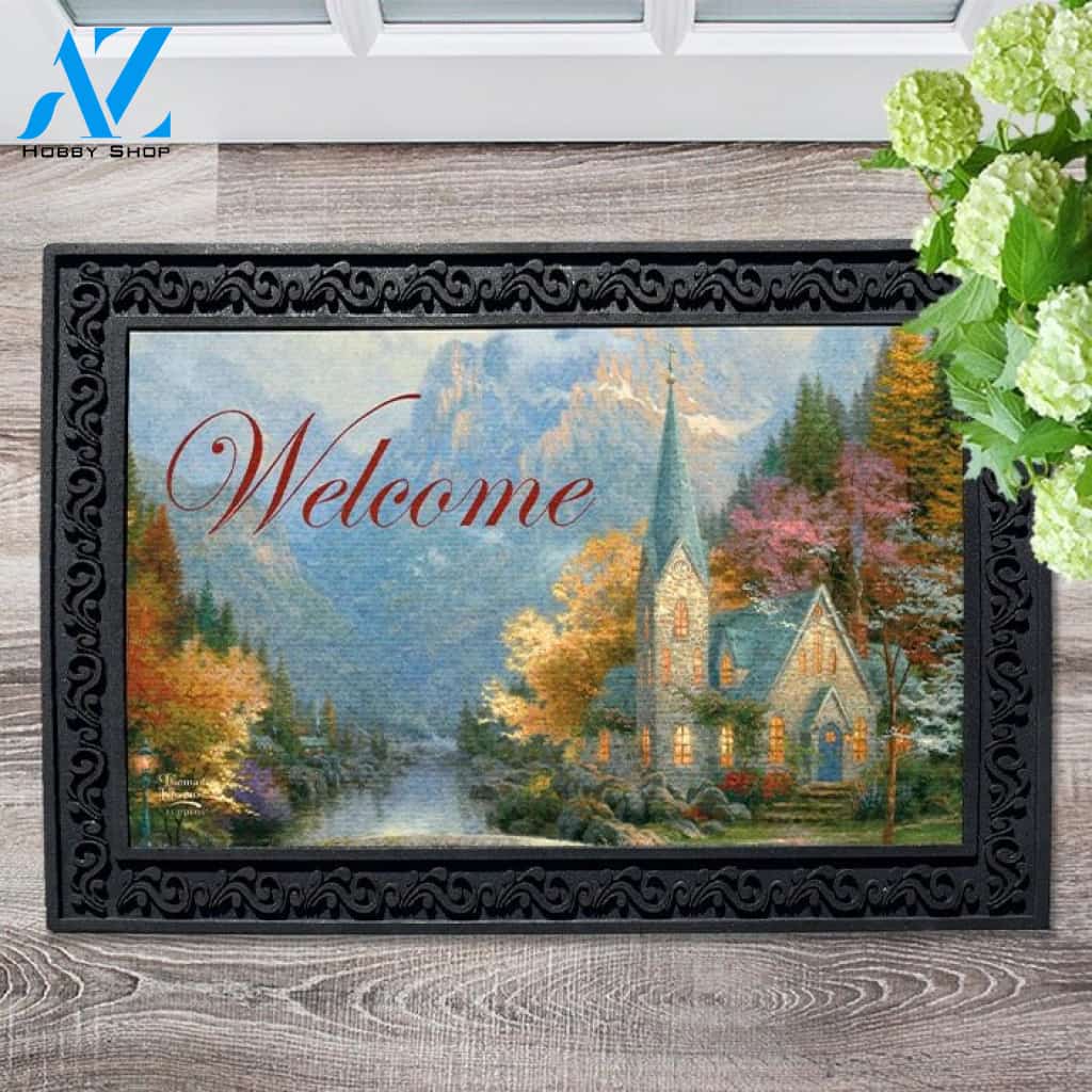 Mountain Chapel Doormat - 18" x 30"